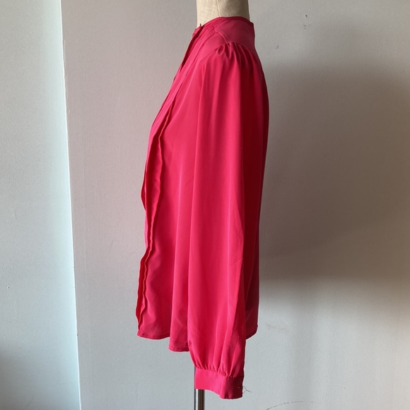 Vintage pink Impromptu Mandarin neck blouse - Picture 4 of 8